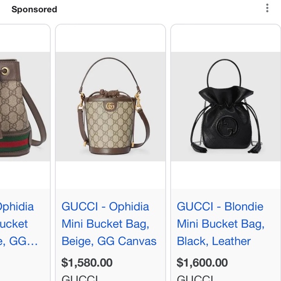 Gucci mini bucket bag and Gucci blondie sandals - Picture 2 of 2